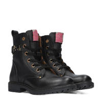 thumbnail: Develab   leren veterboots zwart