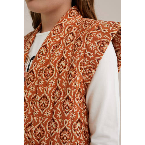 WE Fashion Tas Oranje Meisjes Polyester All over print