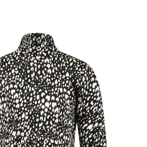 Cars longsleeve MARTINA met all over print zwart wit Meisjes Polyamide Opstaande kraag 152