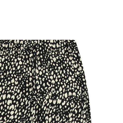 Cars flared broek PILAR met all over print zwart beige Jongens Viscose 164