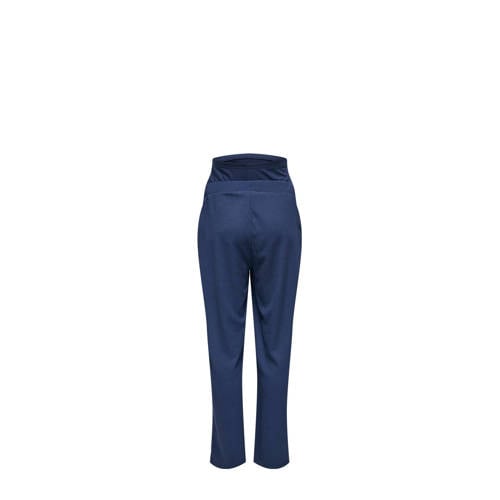 ONLY MATERNITY wide leg zwangerschapspantalon OLMNANCY donkerblauw Broek Dames Polyester S