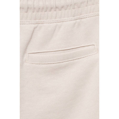 Mango Kids joggingbroek lichtzand Zwart Jongens Sweat Effen 152