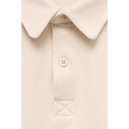 Mango Kids polo bruin Jongens Katoen Polokraag Effen 152