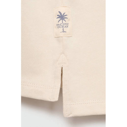 Mango Kids polo bruin Jongens Katoen Polokraag Effen 152