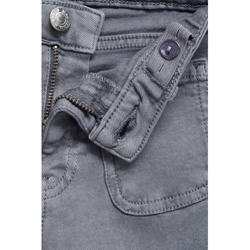Mango Kids flared jeans middenblauw Meisjes Katoen Effen 116