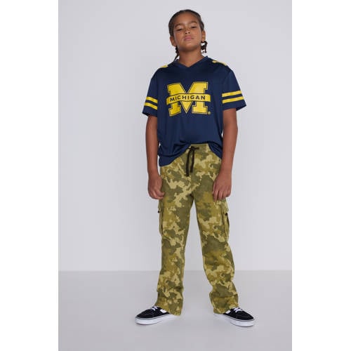 Coolcat cargobroek Benji camouflage Groen Jongens Katoen Camouflage