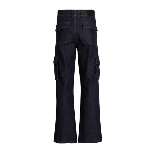 Coolcat cargobroek Damian Donker Blauw Jongens Katoen Effen