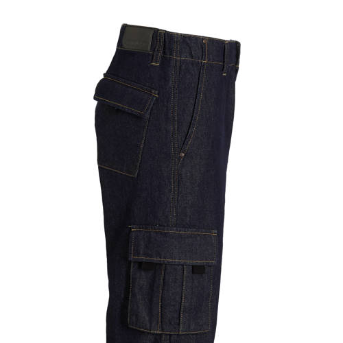 Coolcat cargobroek Damian Donker Blauw Jongens Katoen Effen