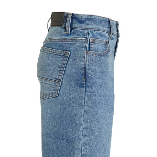 Coolcat Diamond Jeans Daphne Blauw Meisjes Katoen Effen
