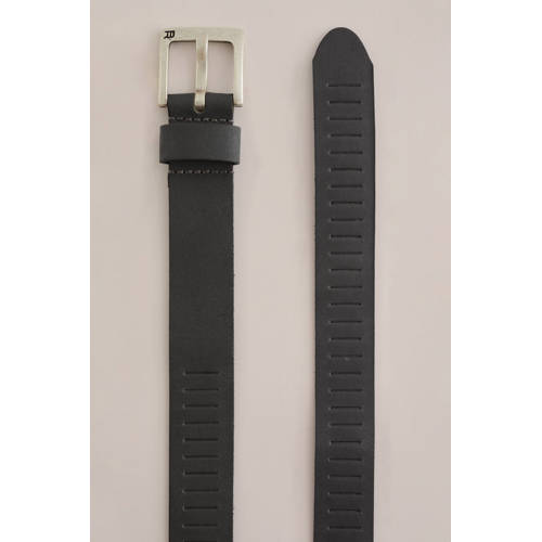 WE Fashion riem zwart Jongens Leer Effen 65 cm | Riem van