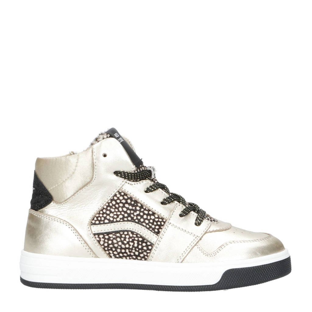 Hoge Sneakers Shoeby Schoenen Dames Red Code Leren Sneakers Goud