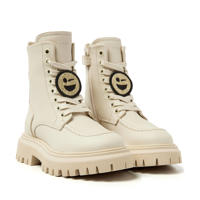 thumbnail: Nubikk Fae Bobbi Jr  leren veterboots ecru
