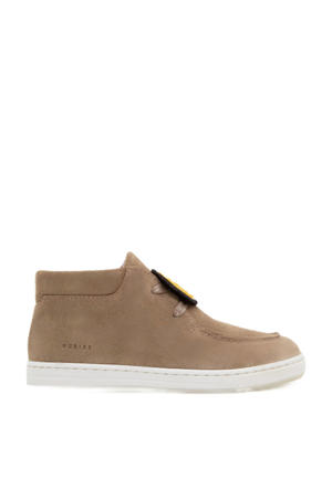   suède veterboots taupe