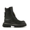Nubikk Fae Bobbi Jr leren veterboots zwart