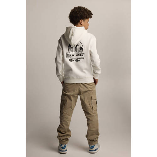 America Today hoodie met backprint offwhite Sweater Wit Backprint 170 176