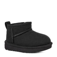 thumbnail: UGG Classic Ultra Mini Peuter/Kleuter suède enkelboots zwart