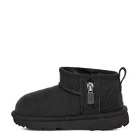 thumbnail: UGG Classic Ultra Mini Peuter/Kleuter suède enkelboots zwart
