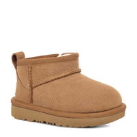 thumbnail: UGG Classic Ultra Mini Peuter/Kleuter suède enkelboots chesnut