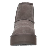 thumbnail: UGG Classic Mini Platform  suède enkelboots grijs