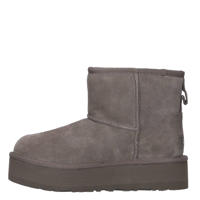 thumbnail: UGG Classic Mini Platform  suède enkelboots grijs
