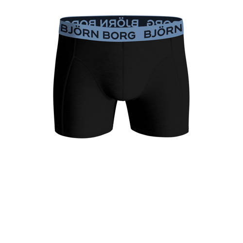 Björn Borg boxershort set van 3 blauw donkerblauw zwart Jongens Stretchkatoen 146-152