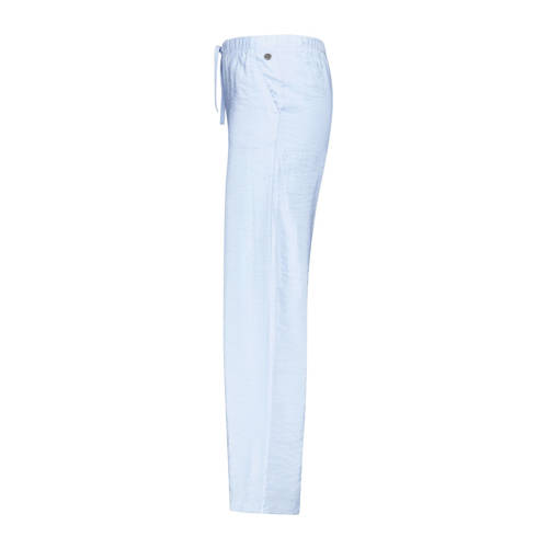 America Today wide leg broek babyblauw Meisjes Viscose Effen 146 152