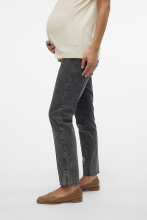 high waist zwangerschaps slim fit jeans MLOSAKA grey denim