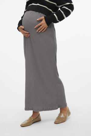 maxi zwangerschapsrok grijs