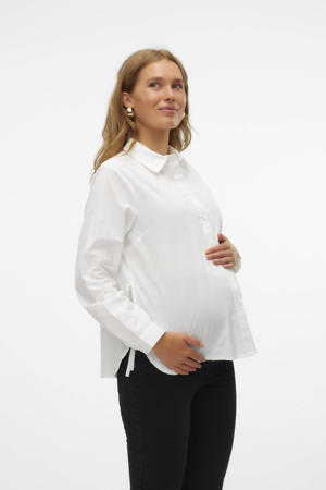 zwangerschapsblouse MLLETICIA wit