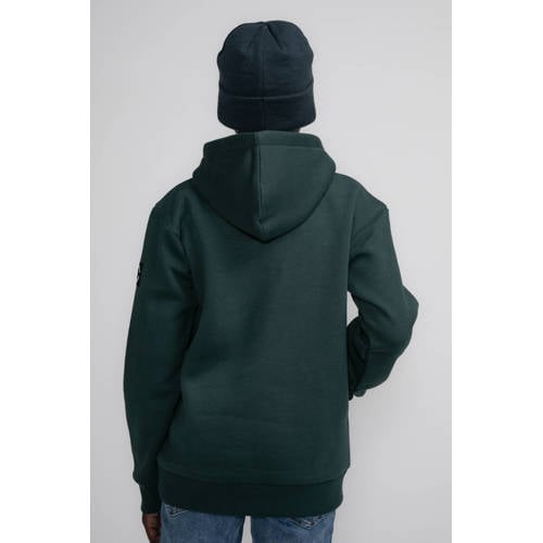 Petrol Industries hoodie groen Trui Jongens Sweat Capuchon Effen 152