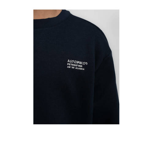 Petrol Industries sweater blauw Trui Effen 164 | Trui van