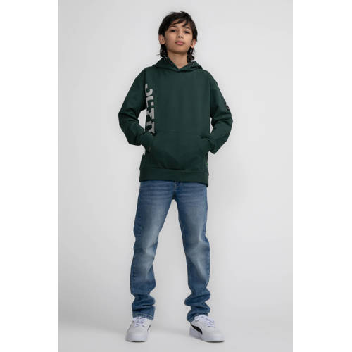 Petrol Industries hoodie groen Trui Jongens Sweat Capuchon Logo 116