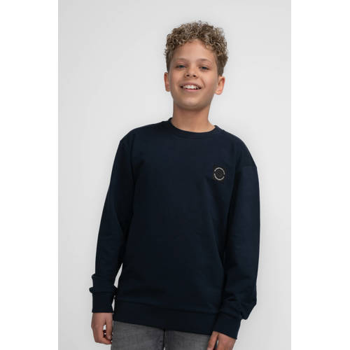 Petrol Industries sweater blauw Trui Effen 140 | Trui van