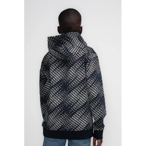 Petrol Industries hoodie blauw Trui Jongens Sweat Capuchon All over print 164