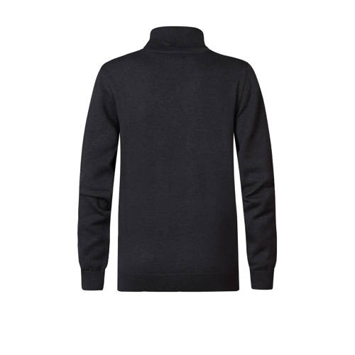 Petrol Industries coltrui blauw Effen 128 | Trui van
