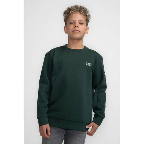 Petrol Industries sweater groen Trui Effen 116 | Trui van