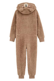 thumbnail: WE Fashion teddy onesie lichtbruin