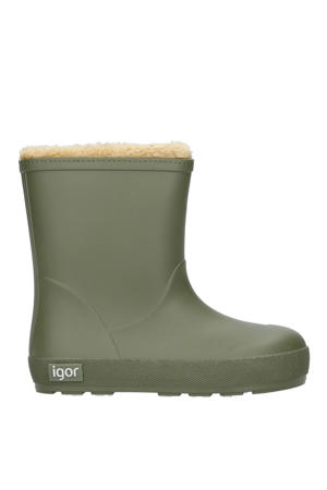 Yogi Borreguito  gevoerde regenlaarzen kaki