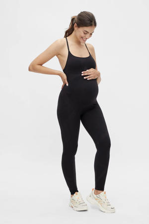 zwangerschaps jumpsuit zwart