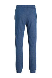 thumbnail: Medium blue denim jongens anytime joggingbroek Riot denimlook van katoen met elastische tailleband met koord en effen