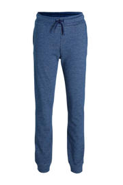 thumbnail: Medium blue denim jongens anytime joggingbroek Riot denimlook van katoen met elastische tailleband met koord en effen