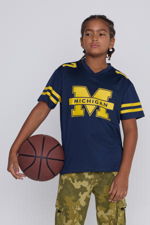 T-shirt Michigan license blauw