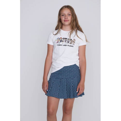 Coolcat T-shirt License Tokyo Fight Like A Girl Wit Meisjes Katoen Ronde hals