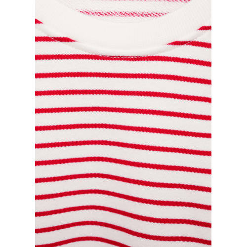 Mango Kids sweater Trui Meisjes Katoen Ronde hals Streep 152