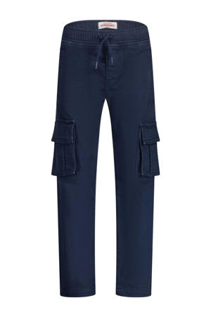 loose fit cargobroek Claudio donkerblauw
