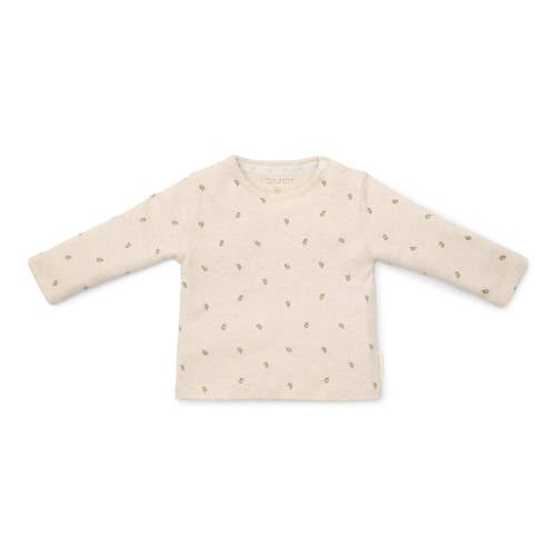 Little Dutch longsleeve beige Jongens/Meisjes Katoen Ronde hals All over print - maat 56 afbeelding