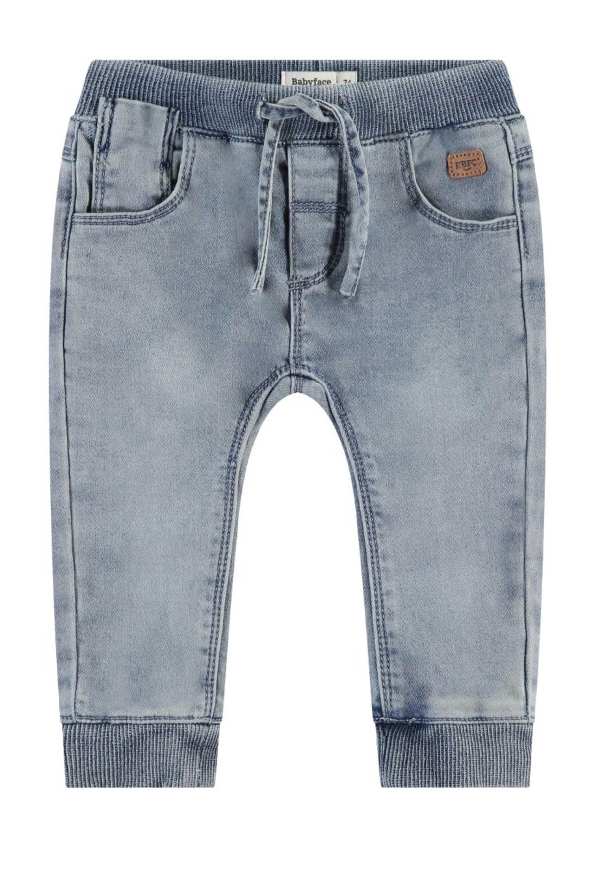 Babyface baby regular fit jeans medium blue denim | kleertjes.com