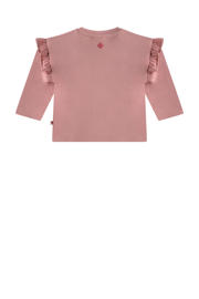 thumbnail: Babyface baby longsleeve met printopdruk en ruches roze