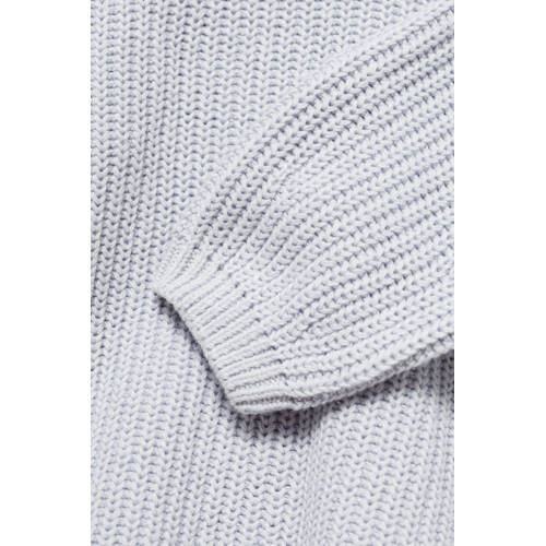 Mango Kids vest grijs Meisjes Katoen V-hals Effen 110