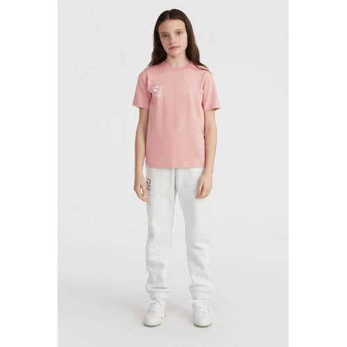 O'Neill T-shirt roze Meisjes Katoen Ronde hals Effen 164